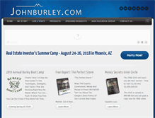 Tablet Screenshot of johnburley.com